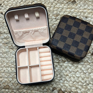 Checkered Jewelry Case