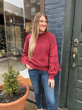 Load image into Gallery viewer, Brick Fringe Sweater