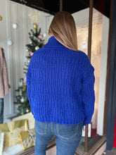 Load image into Gallery viewer, Royal Blue Turtleneck Sweater