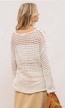 Load image into Gallery viewer, Sheer Crochet Pullover