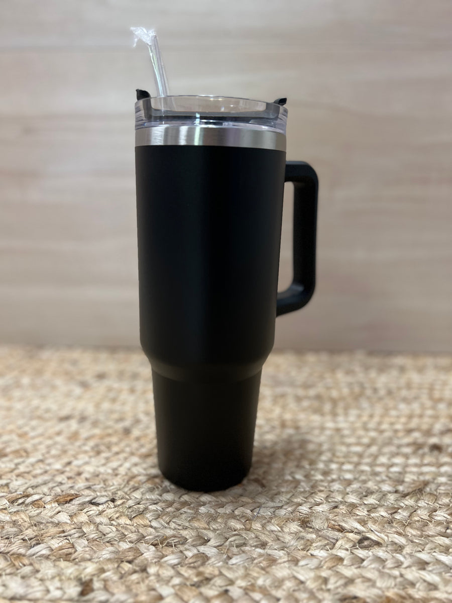 Biggie Tapered Tumbler with Straw - 40 oz.