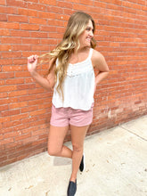 Load image into Gallery viewer, Mauve Linen Shorts