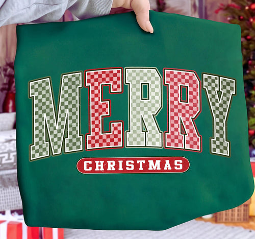 Checkered Merry Christmas