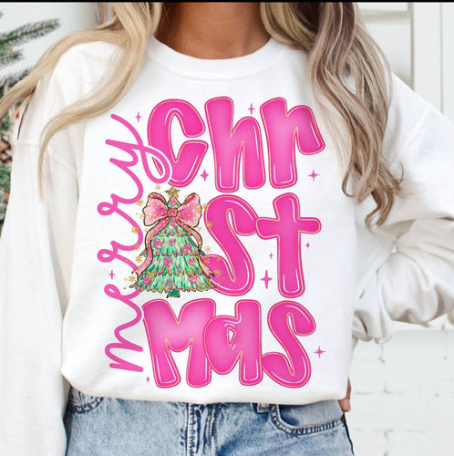 Pink Merry Christmas