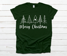 Load image into Gallery viewer, Green Merry Christmas Trees