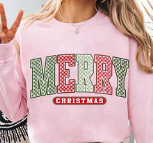 Load image into Gallery viewer, Checkered Merry Christmas