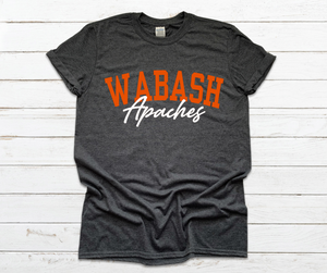 Wabash Apaches Crew/tee