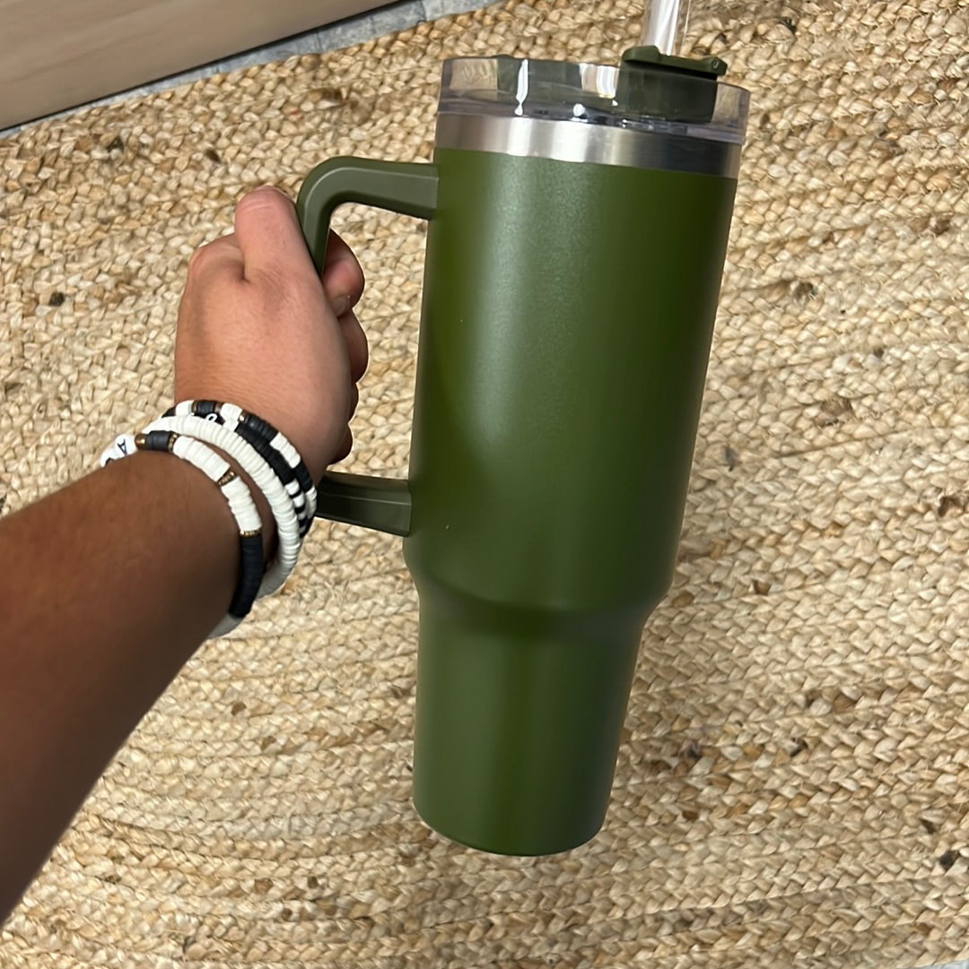 Biggie Tapered Tumbler with Straw - 40 oz.