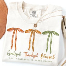 Load image into Gallery viewer, Bows Grateful Thankful Blessed