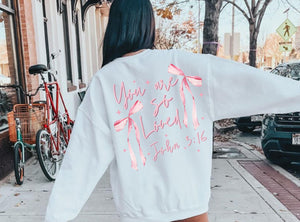 You are so Loved—back design