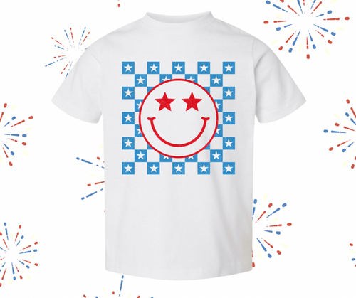 Patriotic Smiley—kids