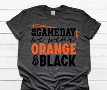 Load image into Gallery viewer, On Game Day We Wear Orange &amp; Black