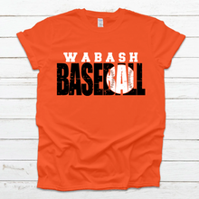 Load image into Gallery viewer, Distressed Wabash Baseball