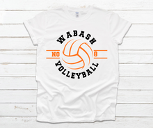 Load image into Gallery viewer, Wabash Volleyball (Number)