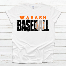 Load image into Gallery viewer, Distressed Wabash Baseball