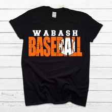 Load image into Gallery viewer, Distressed Wabash Baseball