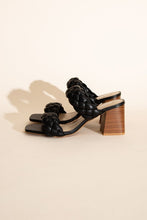 Load image into Gallery viewer, BRAIDED STRAP MULE HEELS