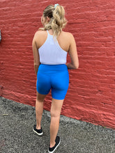 Load image into Gallery viewer, Ocean Blue Bike Shorts