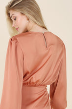 Load image into Gallery viewer, Dressed up satin two piece mermaid dress set