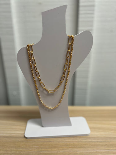 Minimalist Chain Necklace Set