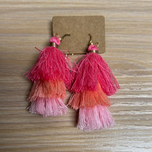 Load image into Gallery viewer, Multi Color Tassel Earring