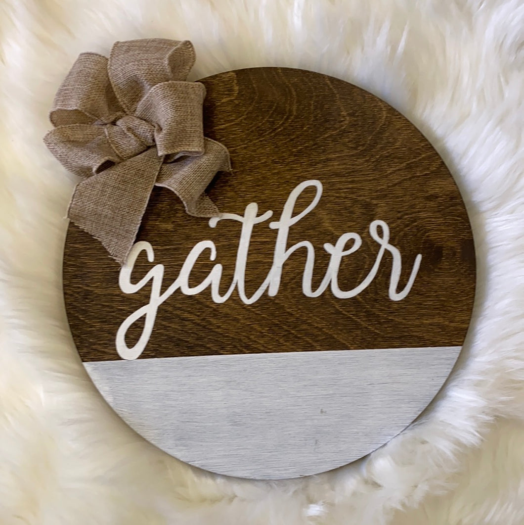 Gather Circle Sign