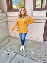 Load image into Gallery viewer, Mustard Ribbed Sweater
