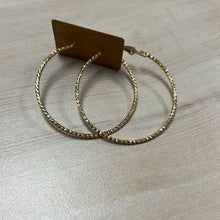 Load image into Gallery viewer, Gold Hoop Earrings